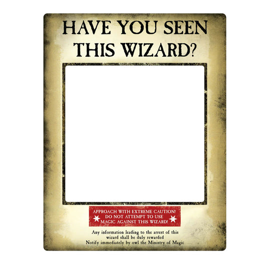 Harry Potter Wanted Poster Gold Selfie Frame