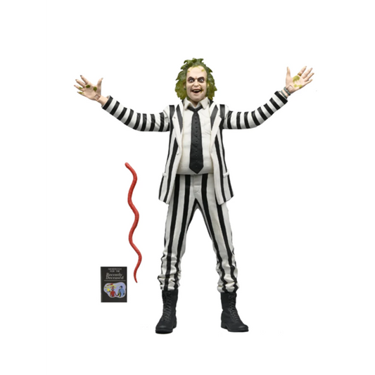 B/W Striped Beetlejuice In Blister Neca