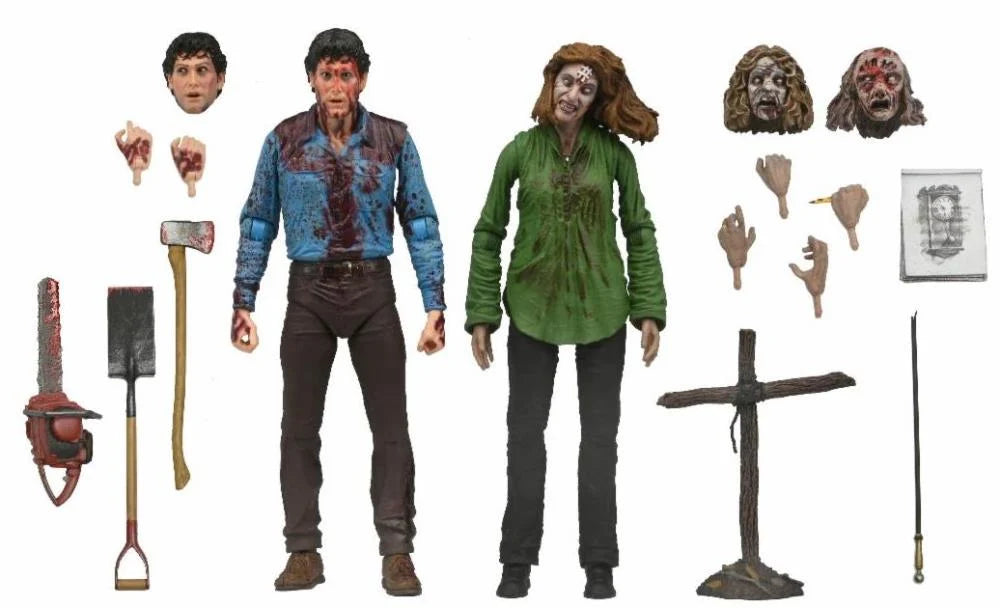 Evil Dead Ultimate Bloody Ash & Cheryl Williams 2-Pack 7”