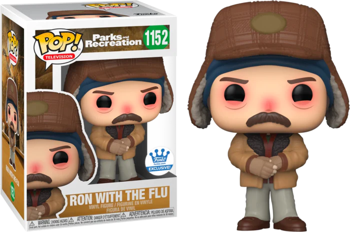 Parks and Recreation: Ron with the Flu Funko Pop! Vinyl