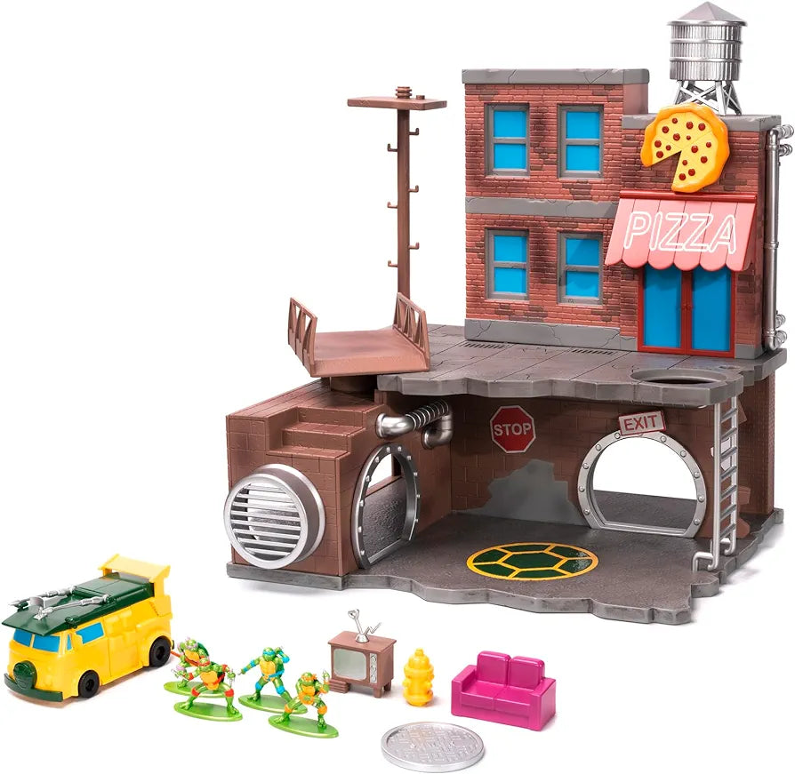 TMNT Nano Metalfigs Street Scene
