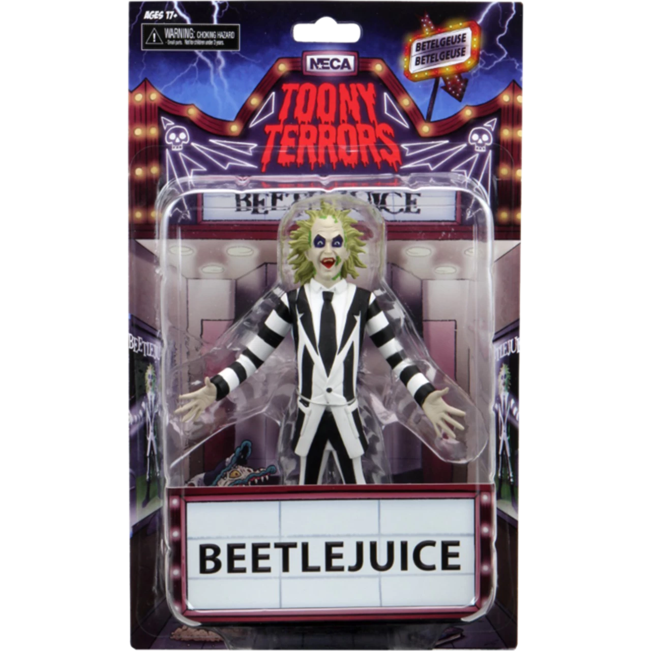 Beetlejuice Toony Terrors Neca Scale Action Figure