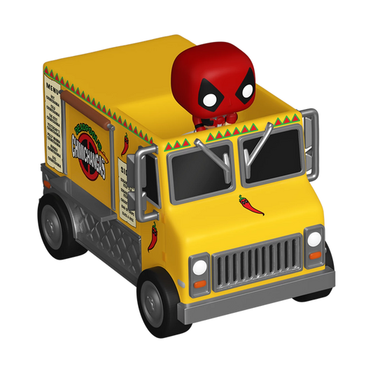 Marvel POP! Rides Vinyl Figure Deadpool w/Chimichanga Truck