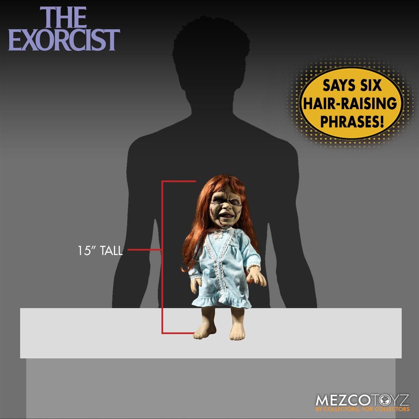 MEZCO Mega Scale The Exorcist Regan with Sound
