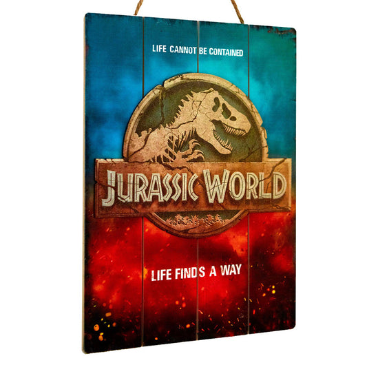 Jurassic World Life Finds a Way Collectable 3D Wood Art