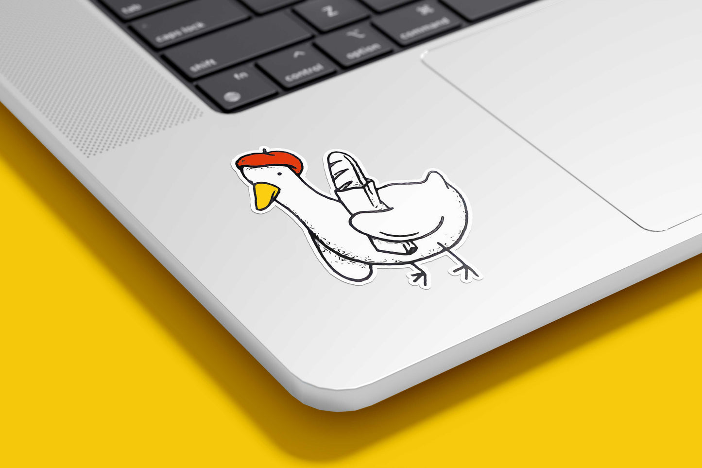 Baguette Goose Sticker