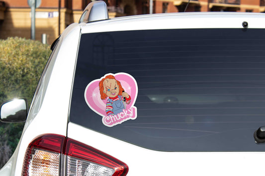 We Heart Chucky Sticker