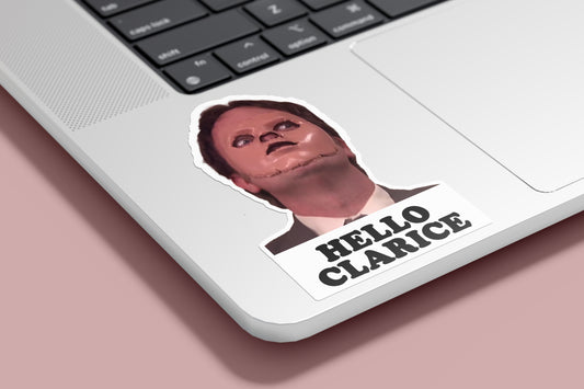Hello Clarice Sticker