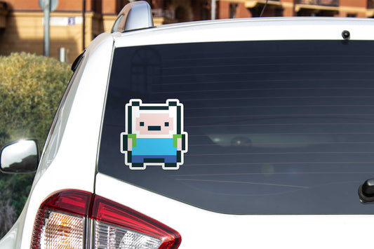 8 Bit Finn Sticker
