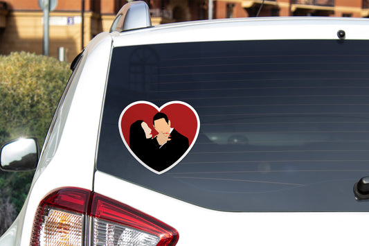 Gomez & Morticia Sticker