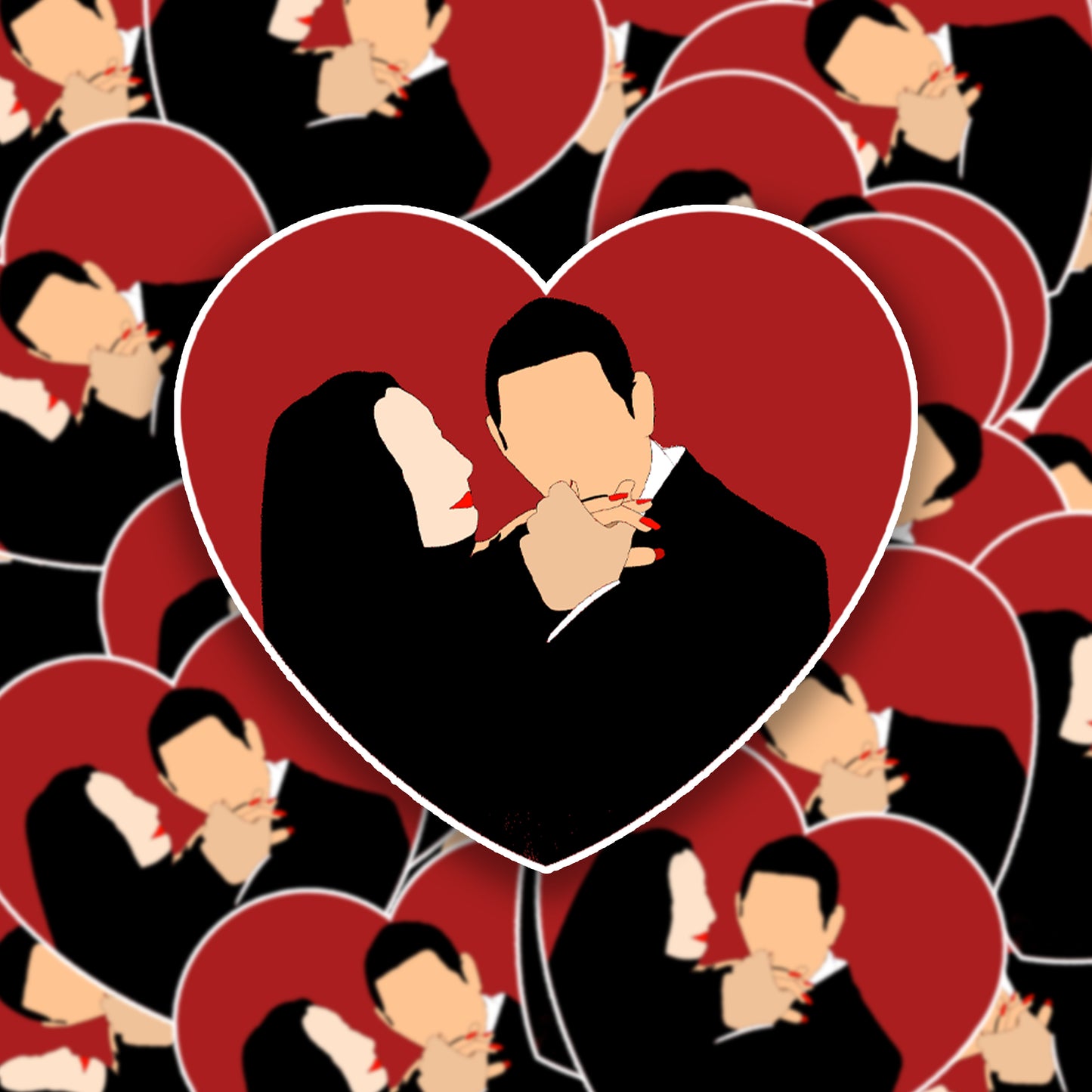 Gomez & Morticia Sticker