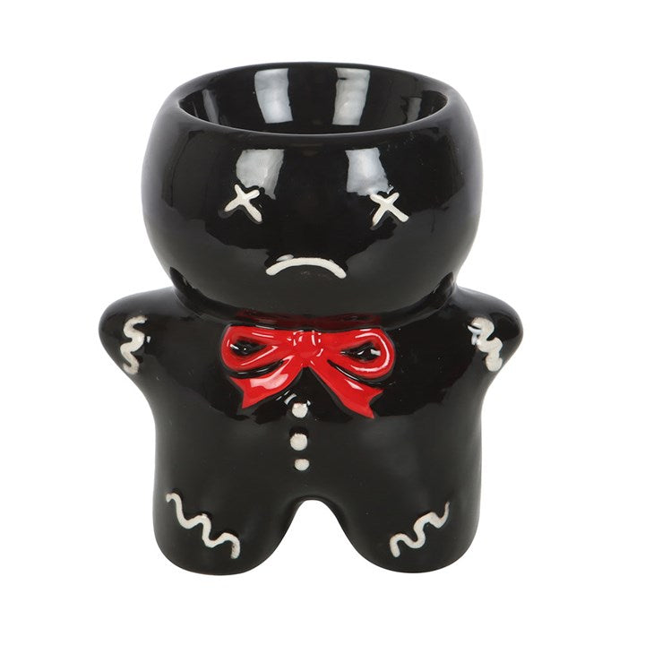 Black Gingerdead Man Oil Burner and Wax Warmer