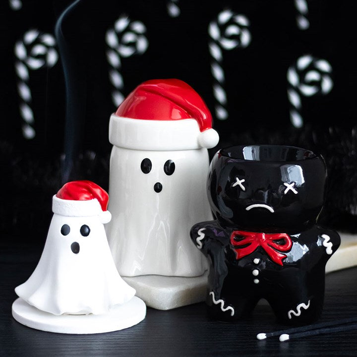 Black Gingerdead Man Oil Burner and Wax Warmer