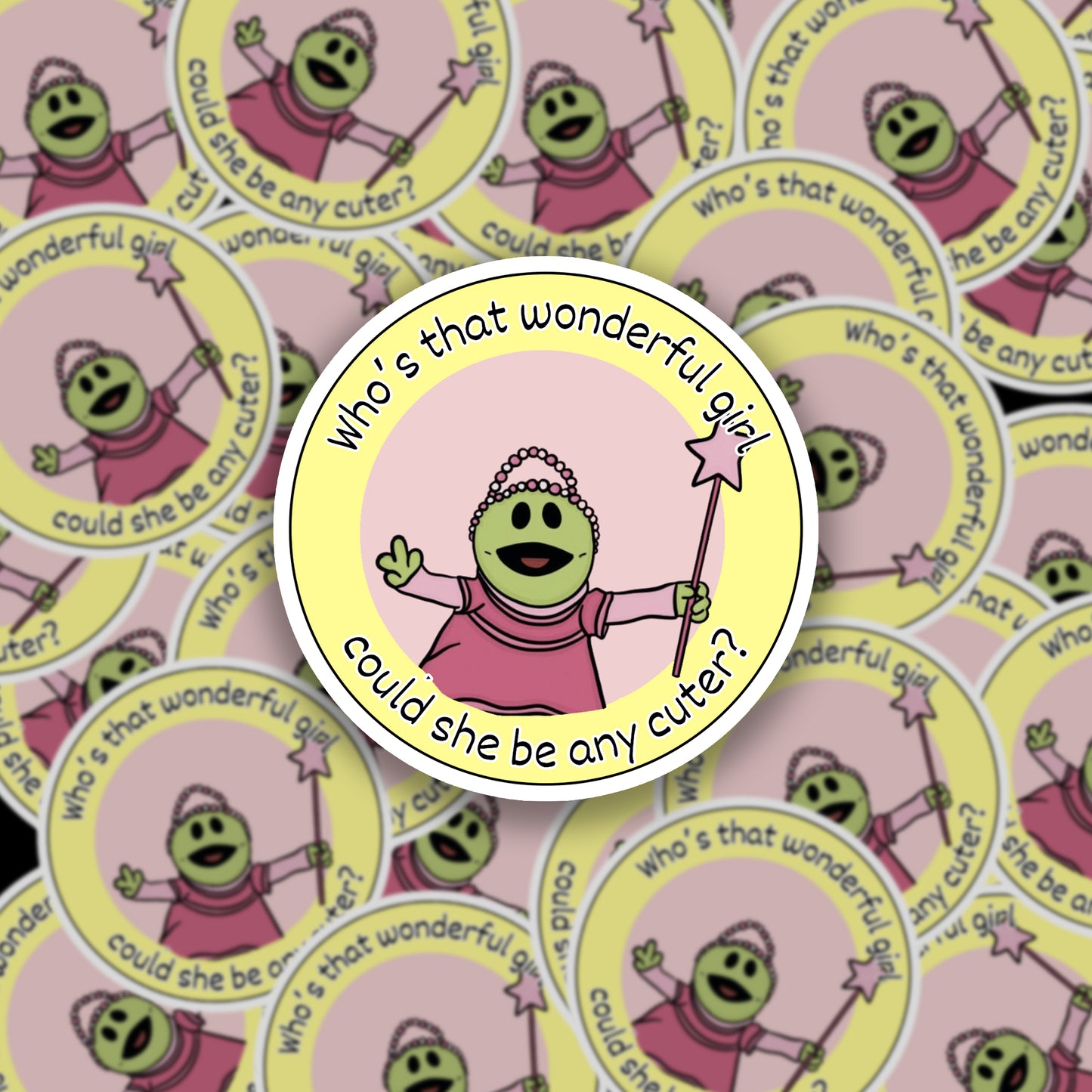 Wonderful Girl Sticker