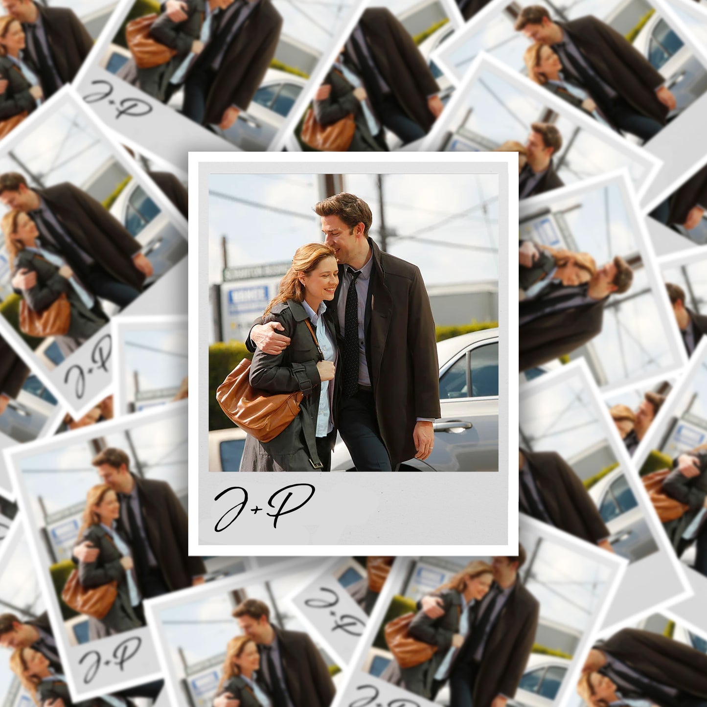Polaroid Sticker - Jim & Pam