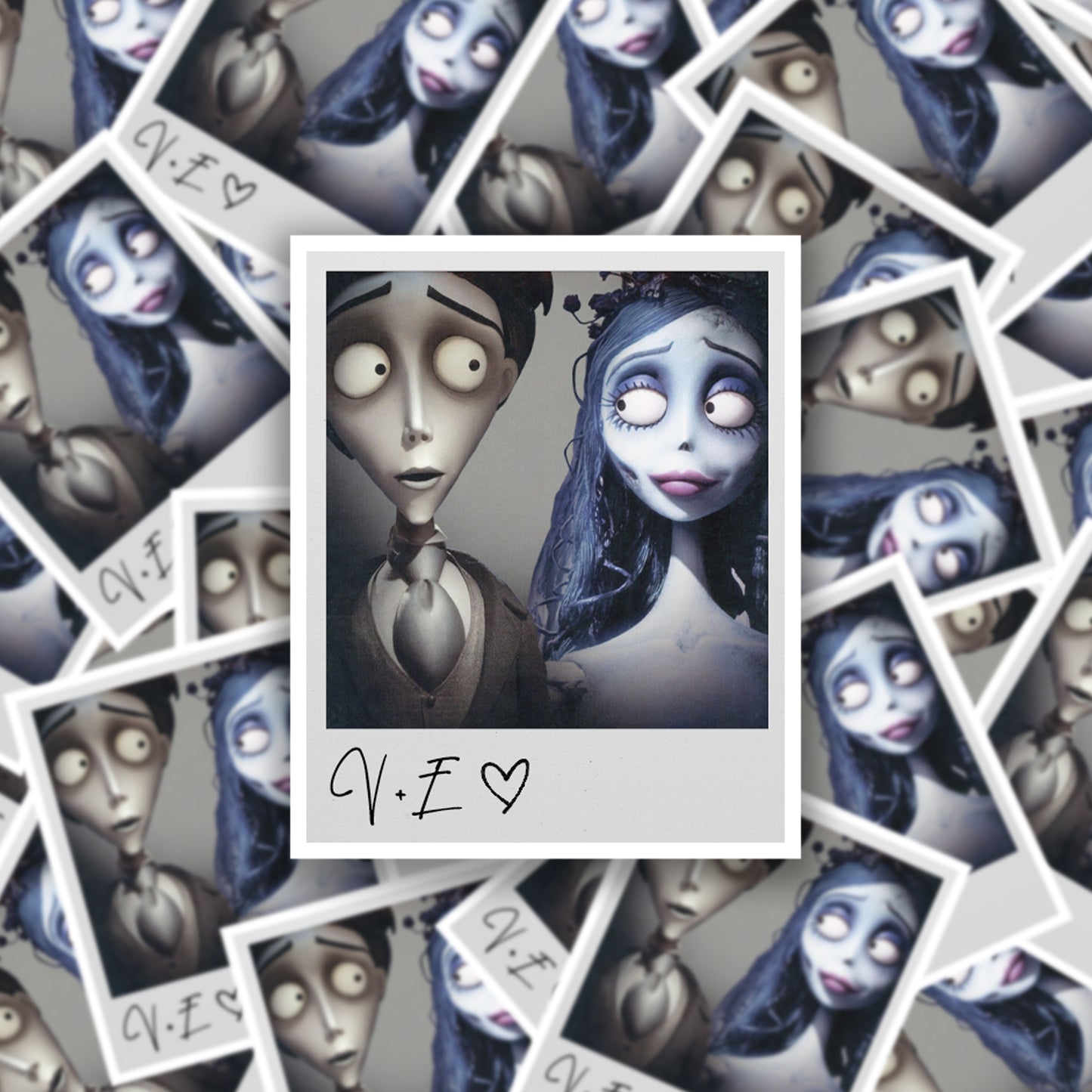 Polaroid Sticker - Victor & Emily