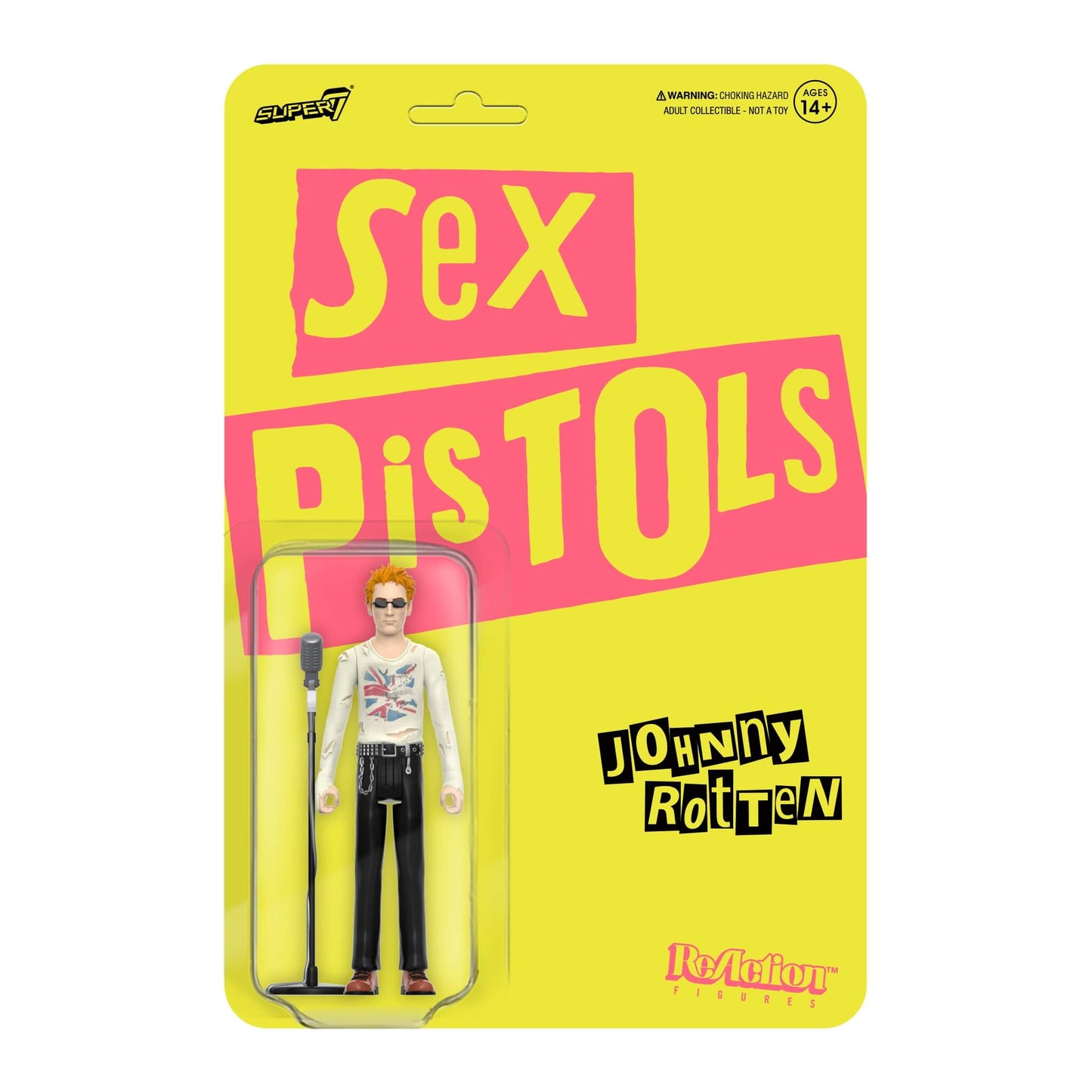 Super 7 Re Action Sex Pistol Johnny Rotten