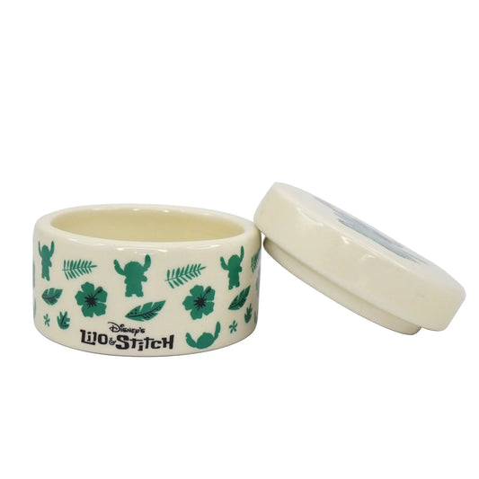 Round Ceramic Box - Lilo & Stitch