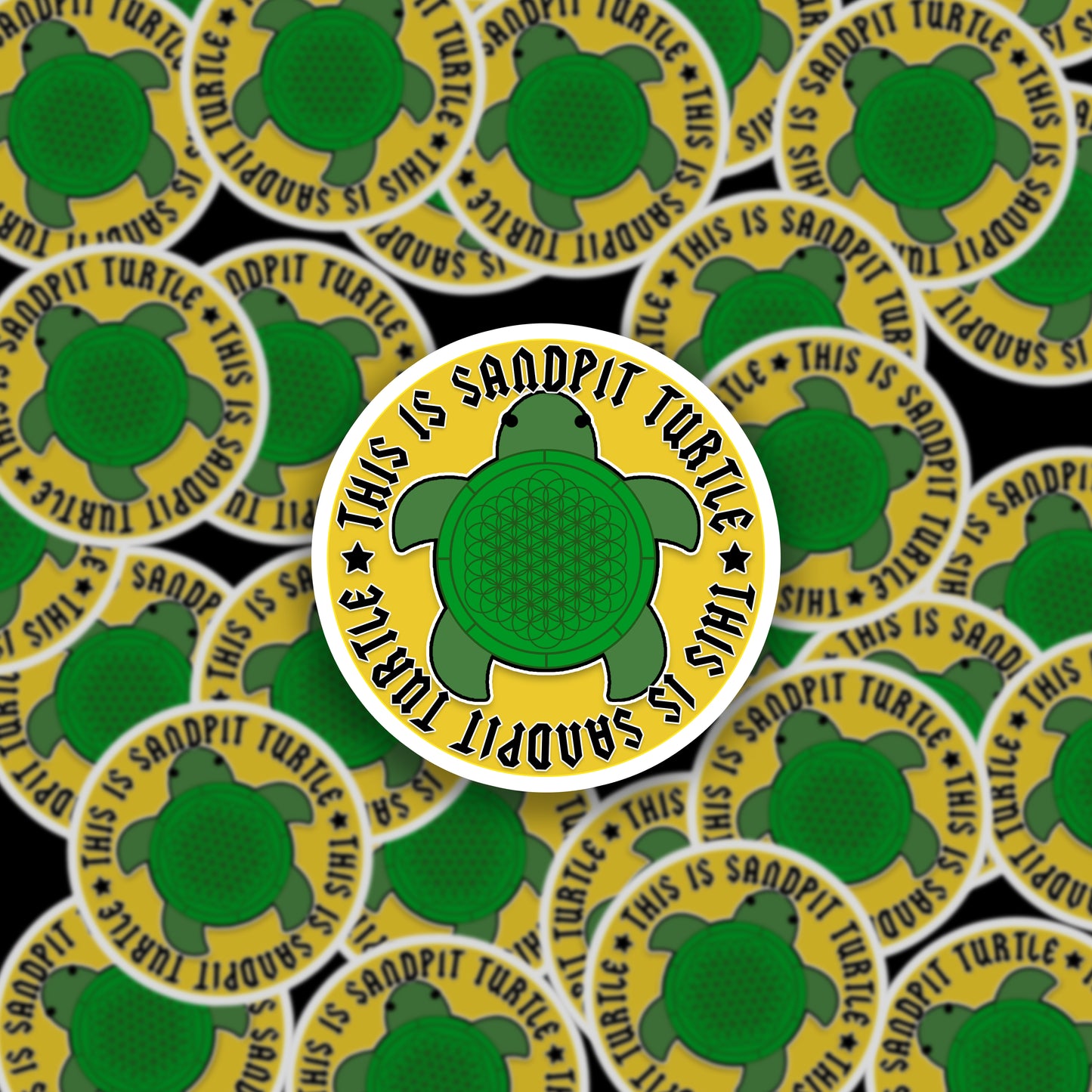 Sandpit Turtle Sticker