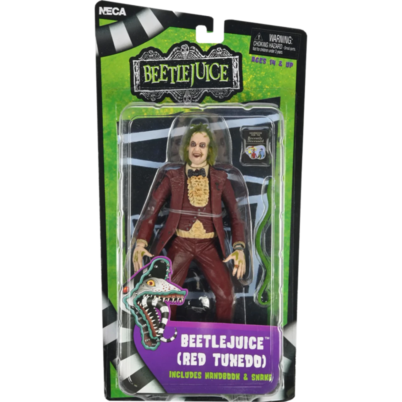 Beetlejuice Red Tuxedo Neca Scale Action Figure