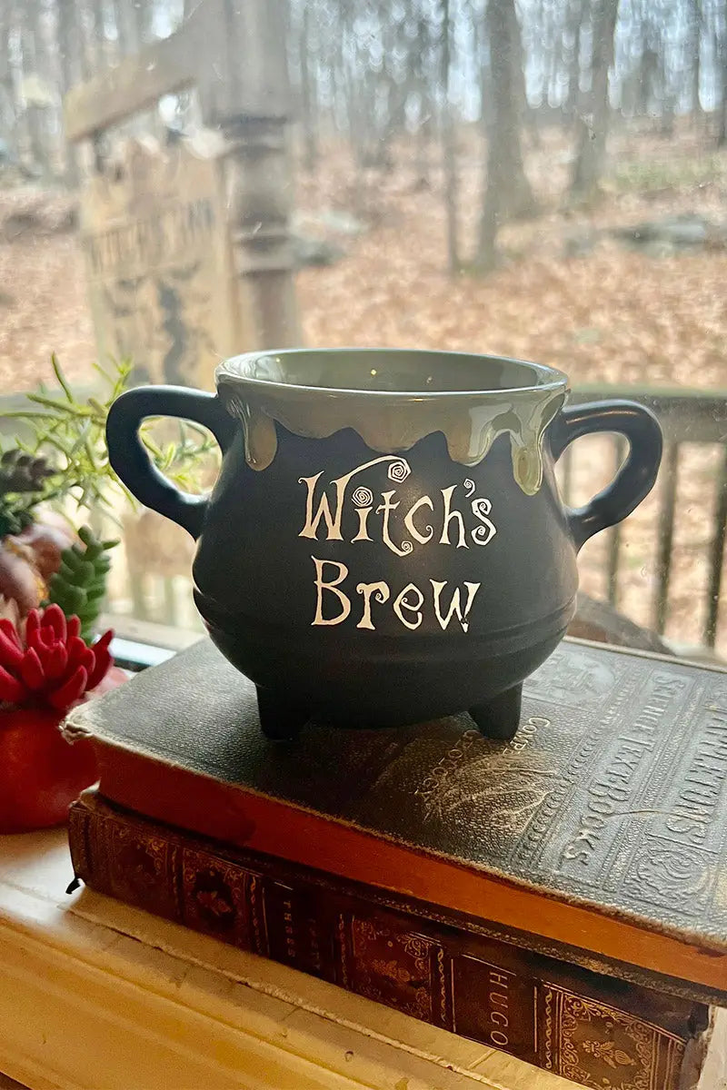 Witch's Brew Oozing Cauldron Mug