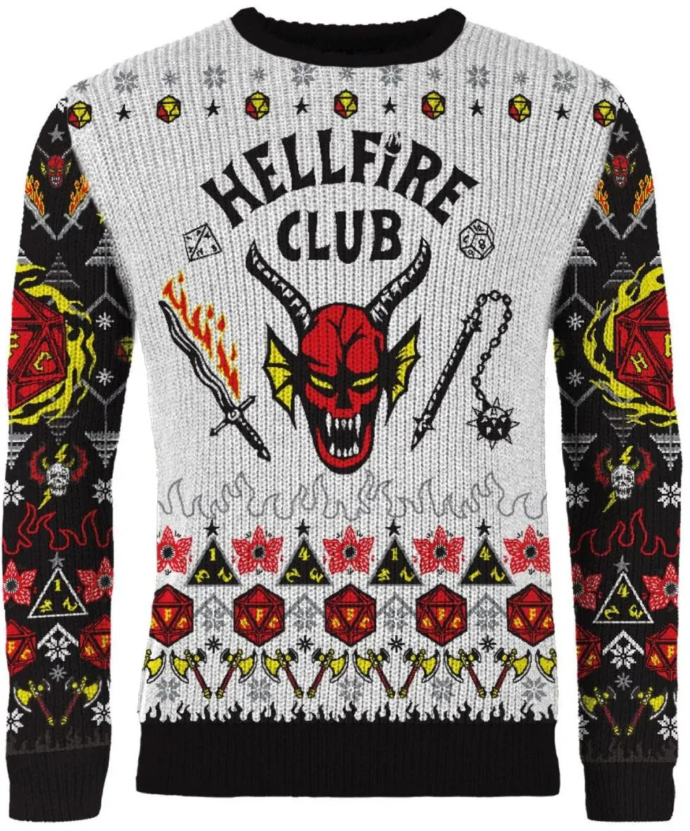 Stranger Things : Hellfire Club Xmas Sweater