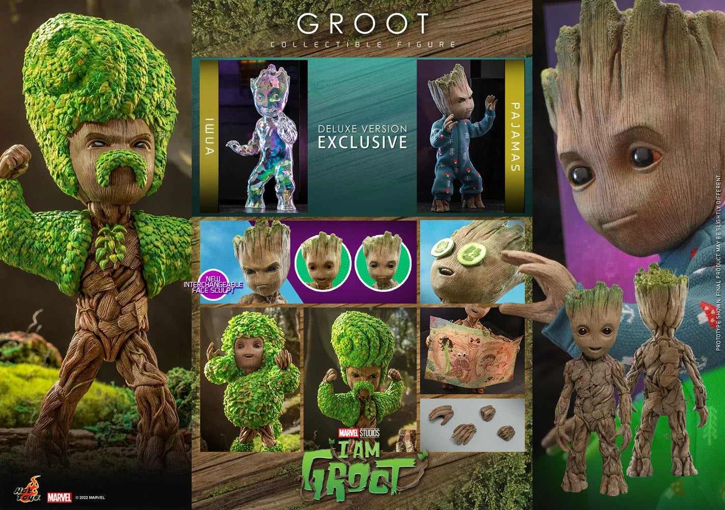 Groot (Deluxe) - Marvel Hot Toys Collectibles 1/6 Scale Action Figure