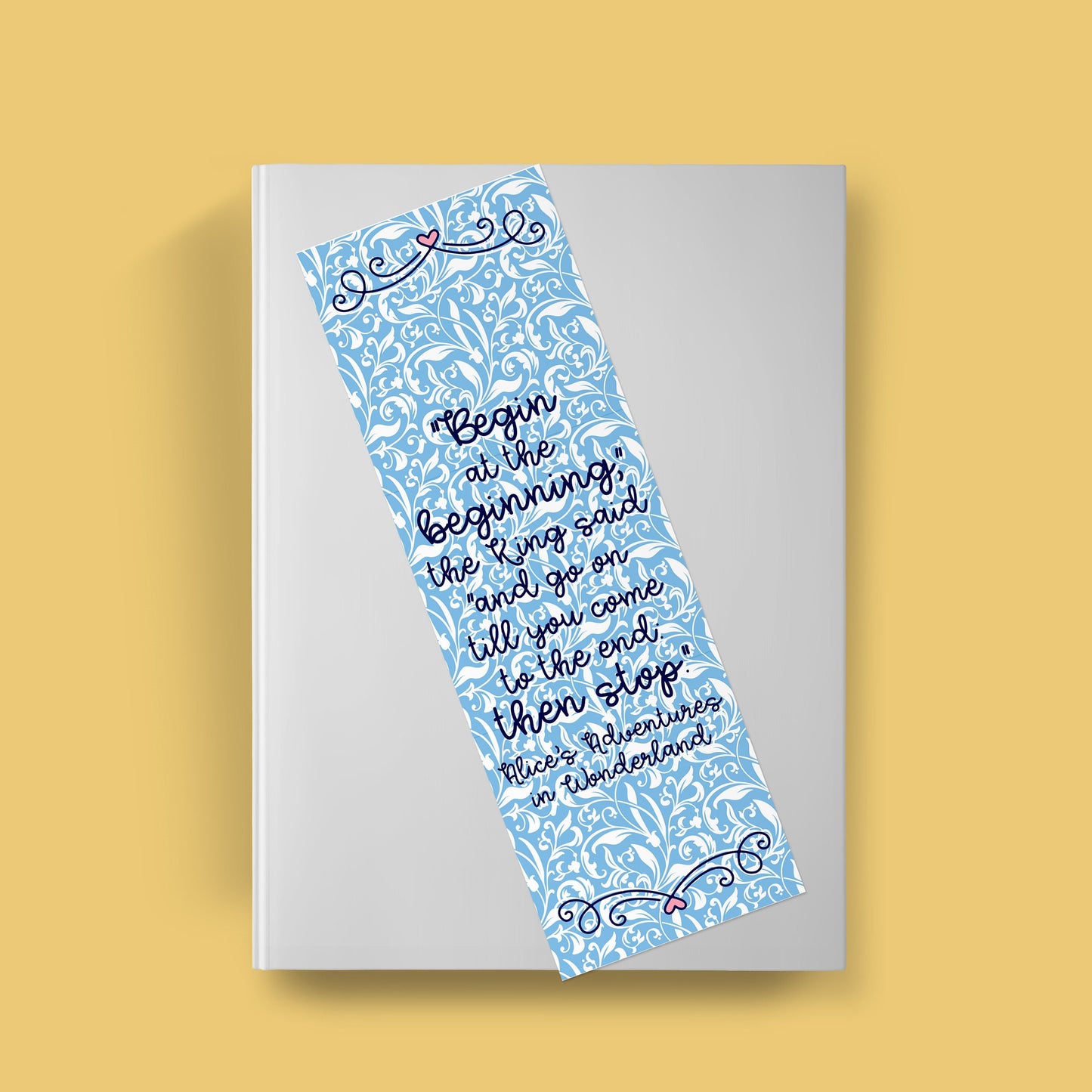 Alice Quote Bookmark