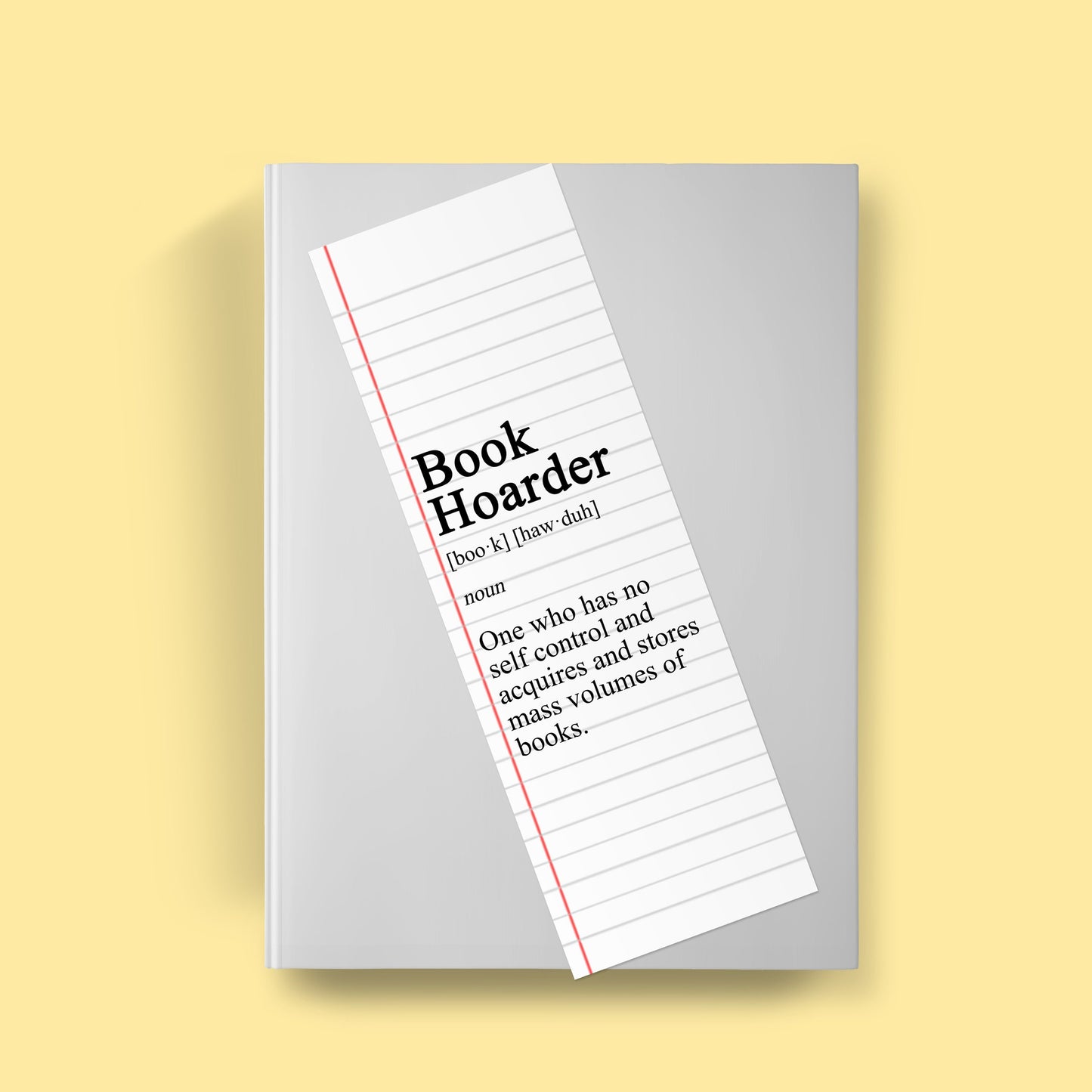 Book Hoarder Definition Bookmark