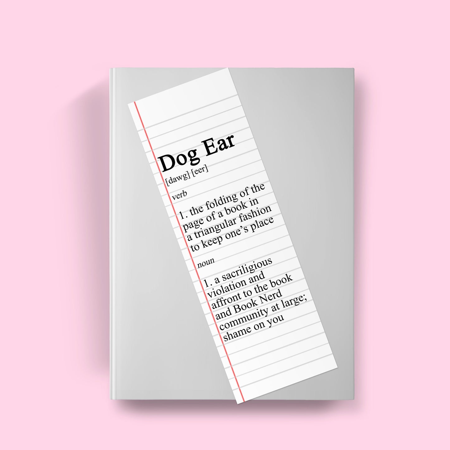 Dog Ear Definition Bookmark