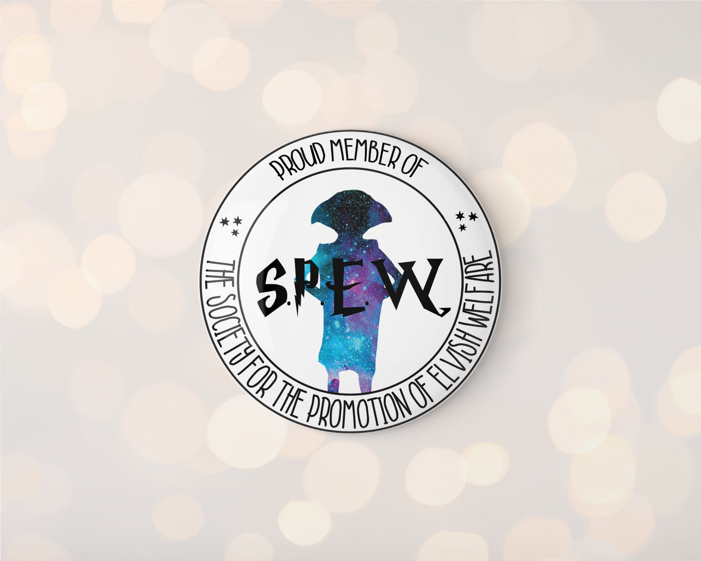 SPEW 32mm Badge