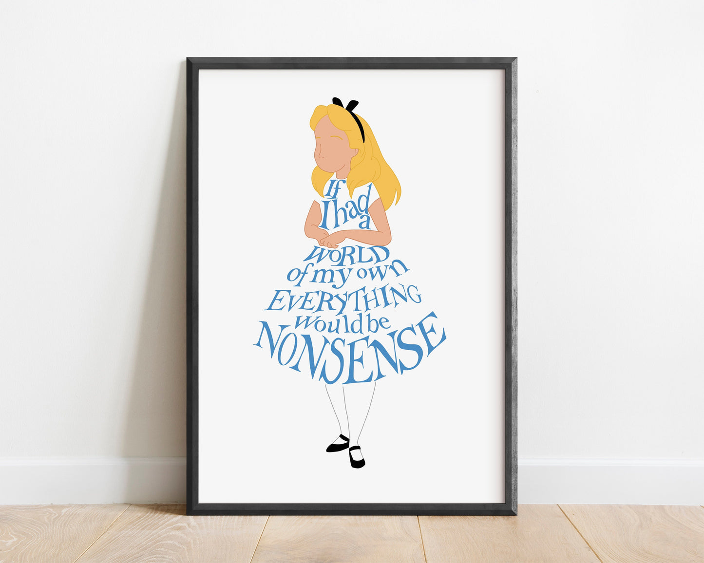 Alice Quote Print