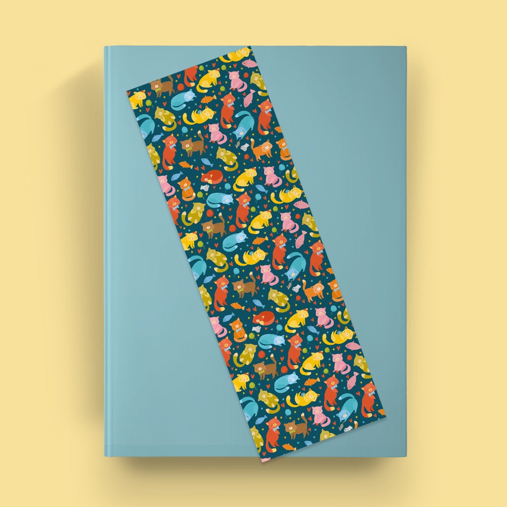 Cat Pattern Bookmark