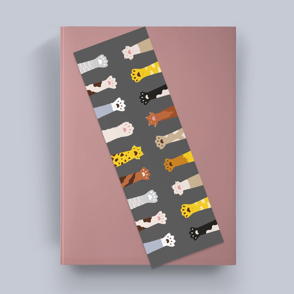 Cat Paws Bookmark
