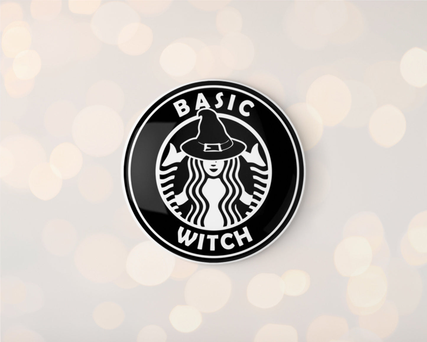 Basic Witch 32mm Badge