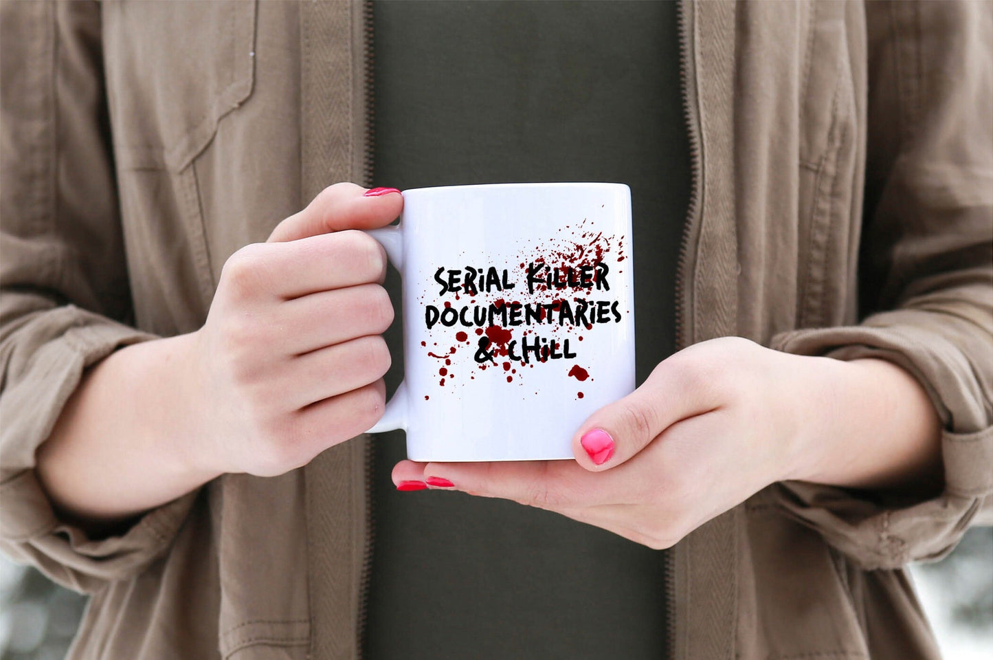 Serial Killer Documentaries & Chill 11oz Ceramic Mug