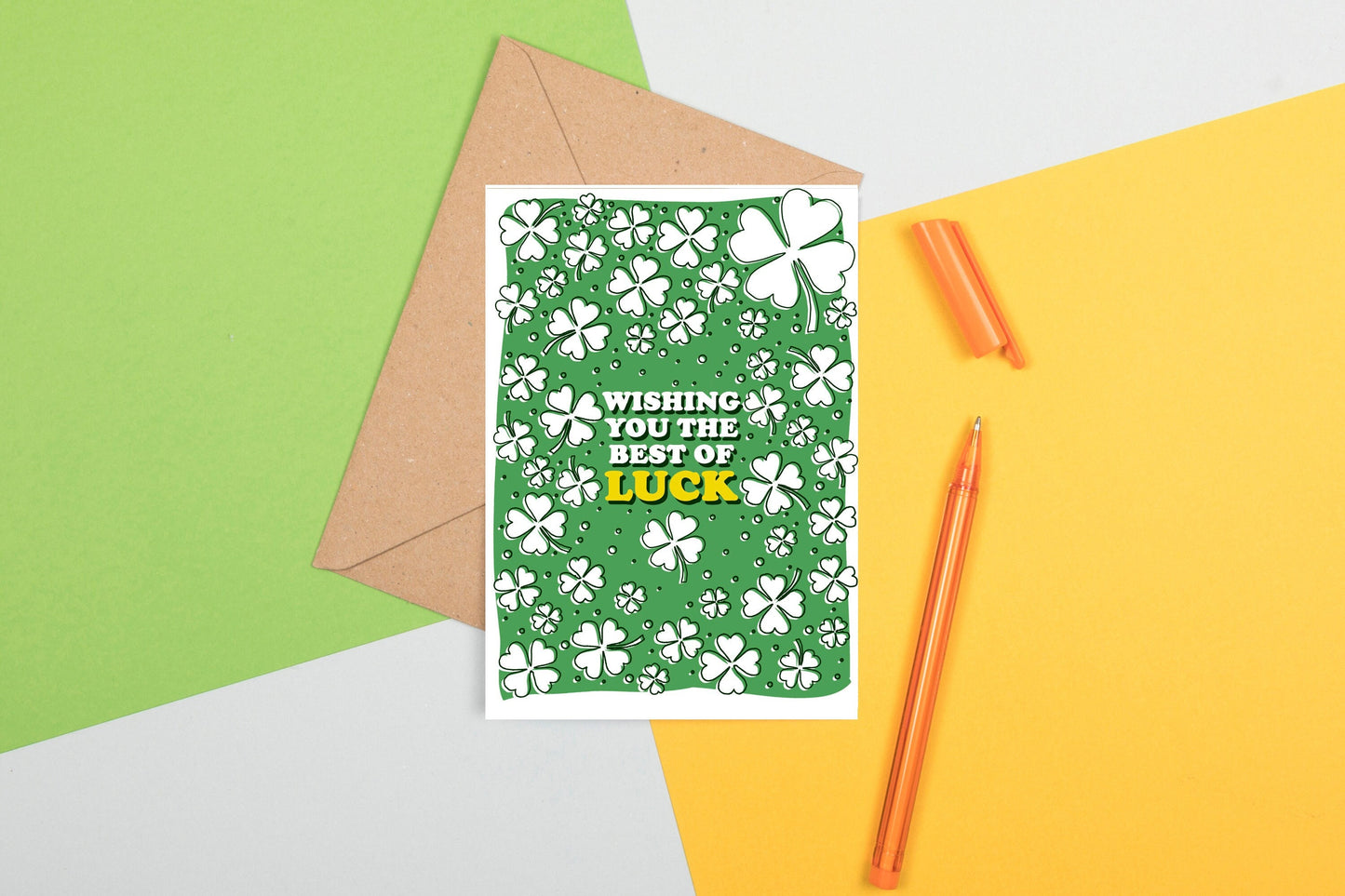 Good Luck Card A6 Card with Envelope