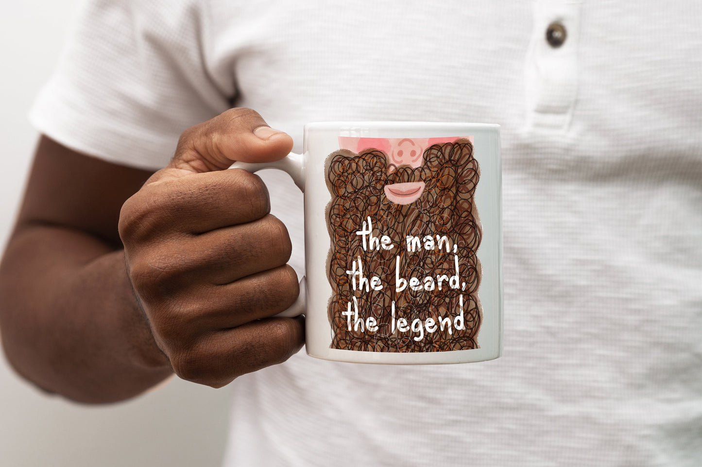 The Man, The Beard, The Legend Mug Father's Day