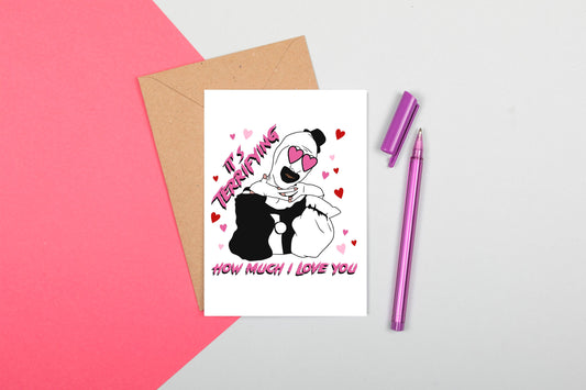 Terrifier Art the Clown Valentines Card