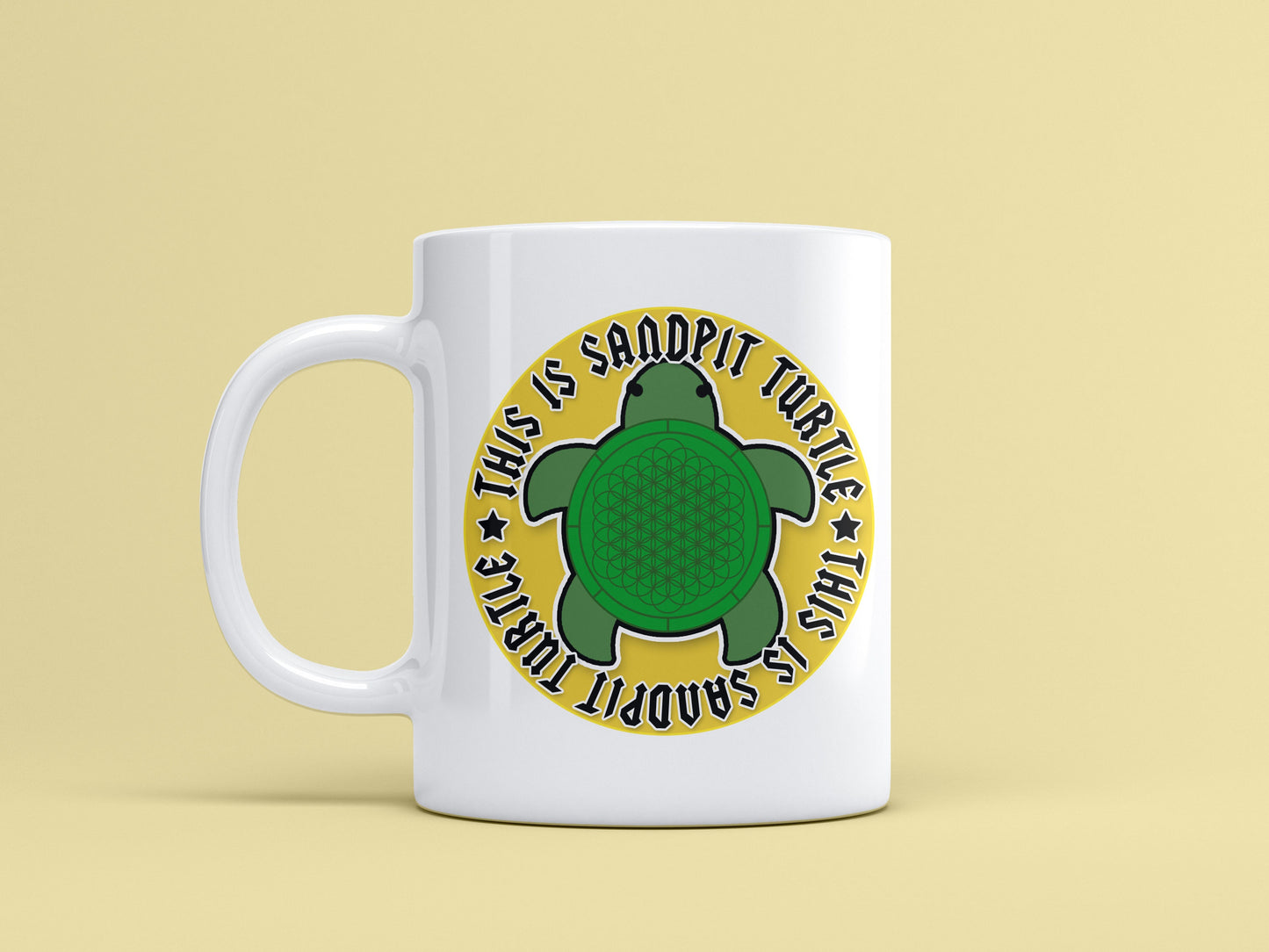 This is Sandpit Turtle Quote Ceramic Mug