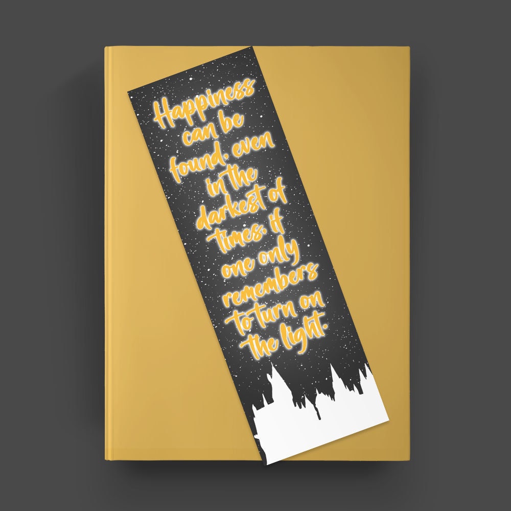 Happiness Quote Bookmark