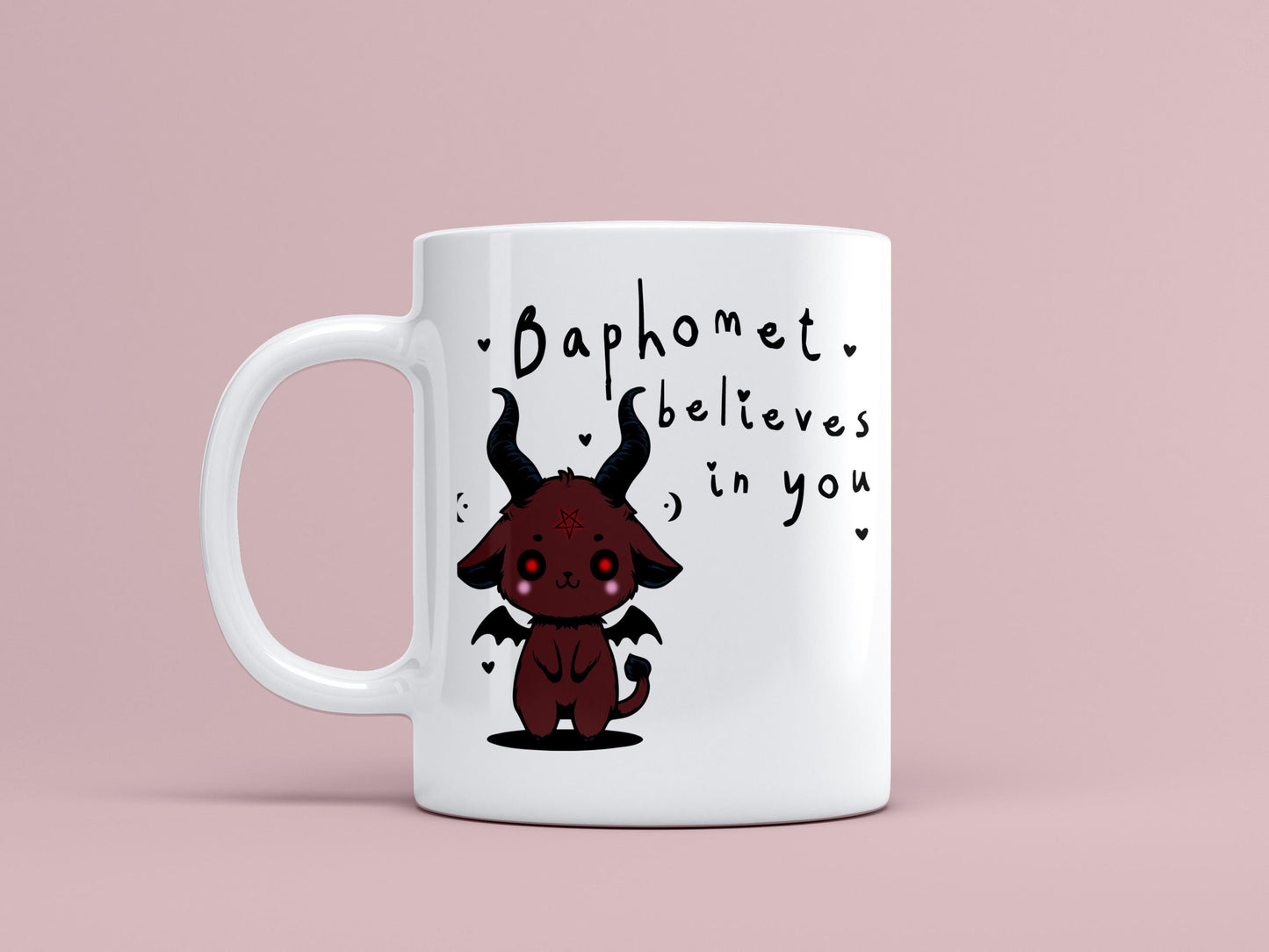 Baphomet Believes in You Ceramic Mug