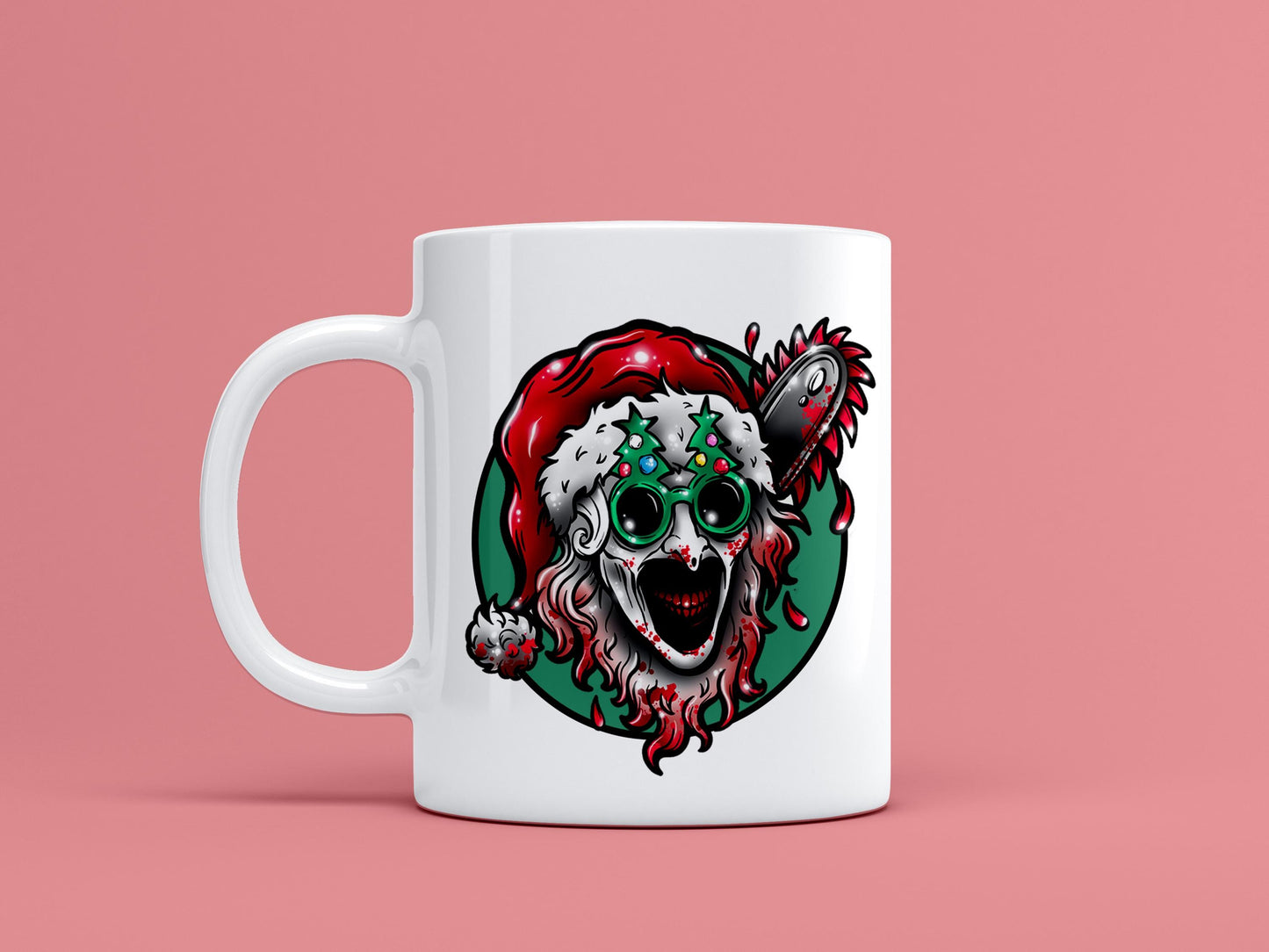Terrifier Christmas Ceramic Mug Art the Clown Horror