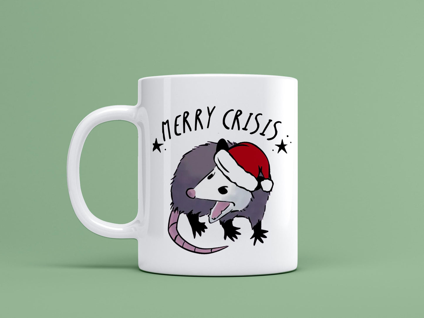 Merry Crisis Ceramic Mug
