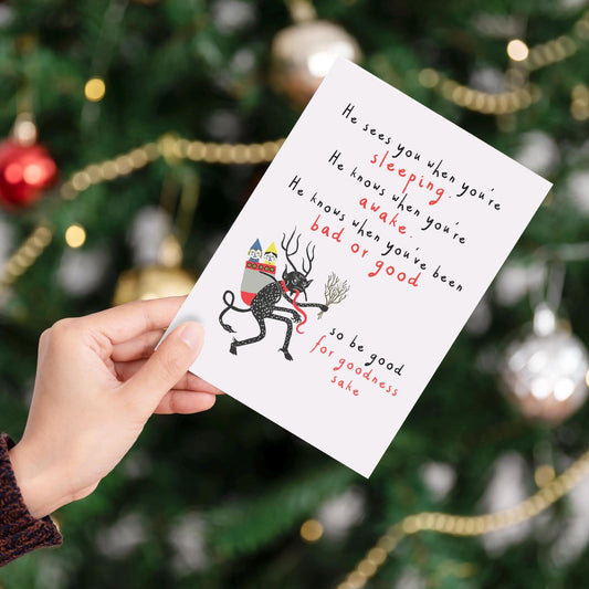 Krampus Alternative Christmas Card