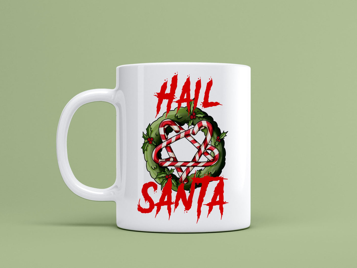 Hail Santa Alternative Christmas Mug