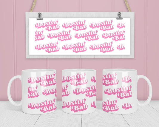 Bostin' Bab AOP 11oz Ceramic Mug