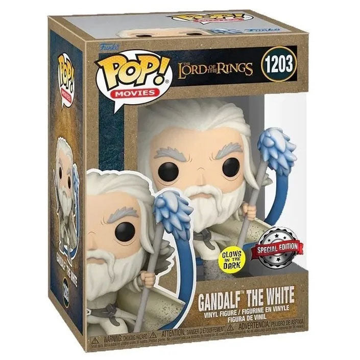 POP figure The Lord of the Rings Gandalf The White Exclusive (Glow in the Dark Earth Day Edition)