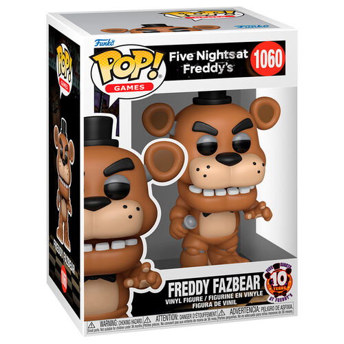 Freddy Fazbear 1060 Five Nights At Freddy's 10th Anniversary FNAF Funko Pop Vinyl