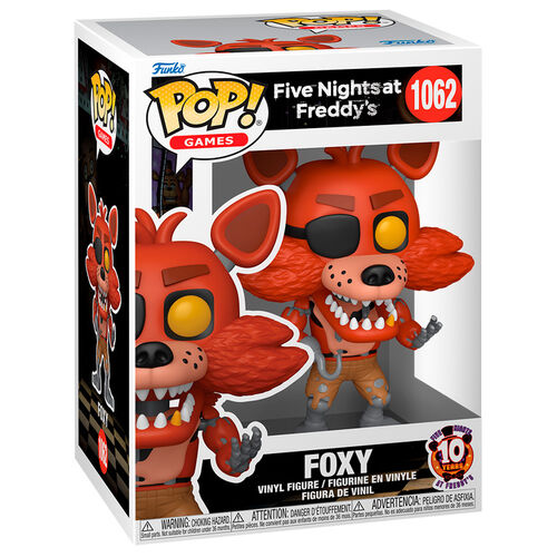 Foxy 1062 Five Nights At Freddy's 10th Anniversary FNAF Funko Pop Vinyl